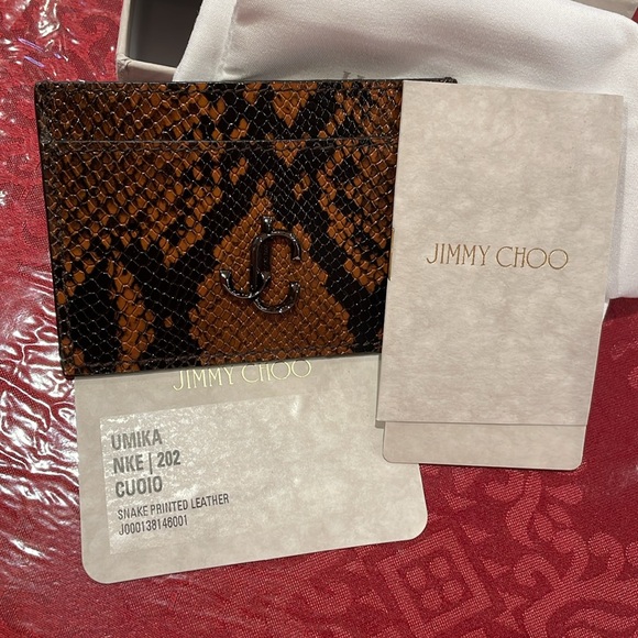 BNWT Jimmy Choo Card Case Holder Authentic - Picture 3 of 8